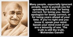 gandhi truth